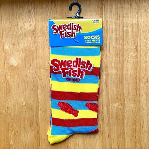 Swedish Fish Graphic Crew Socks
